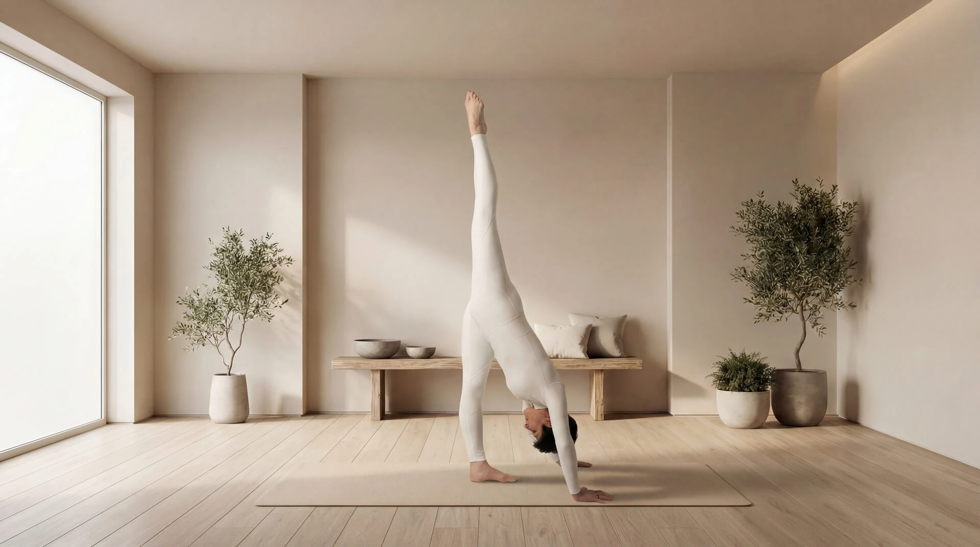 combinaison blanche Yoga