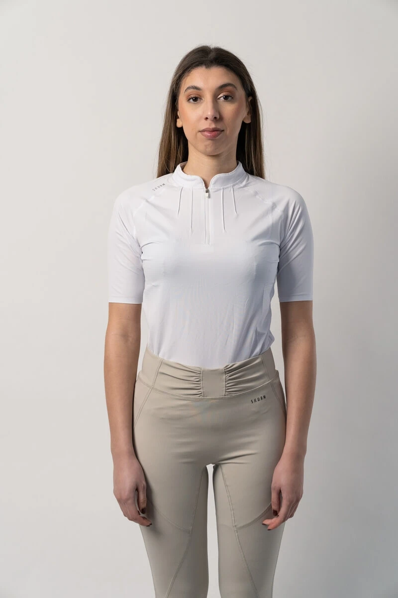 Polo femme Fairness blanc